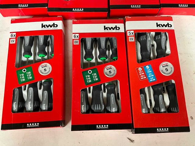 Kwb diverse schroevendraaier sets (7x) - afbeelding 4 van  6