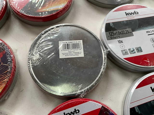 Kwb diverse slijpschijven verpakking per 10 stuks (17x) - afbeelding 5 van  5