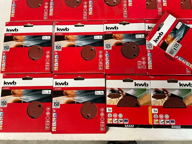 Kwb diverse soorten schuurpapier - afbeelding 3 van  7
