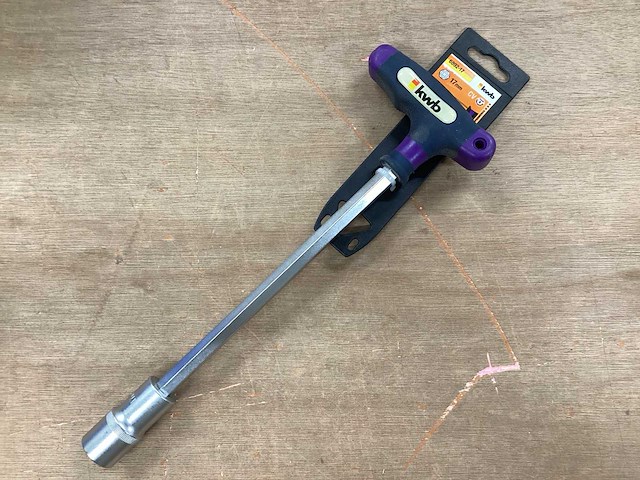 Kwb dopsleutel t-greep, 17 mm (5x) - afbeelding 1 van  4
