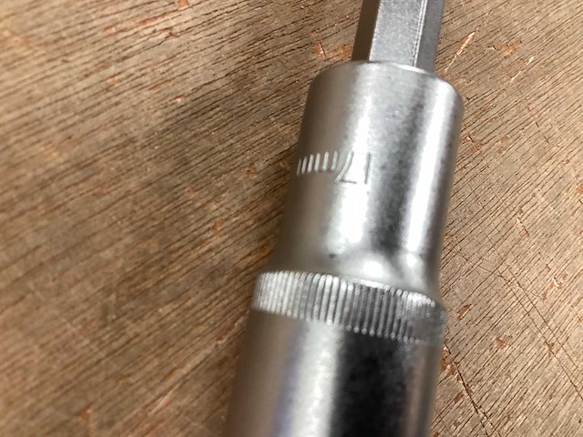 Kwb dopsleutel t-greep, 17 mm (5x) - afbeelding 4 van  4