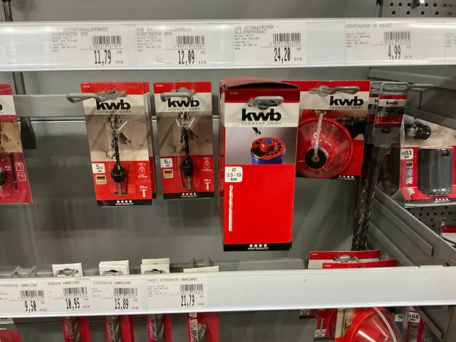Kwb grote partij boren en toebehoren - afbeelding 5 van  24