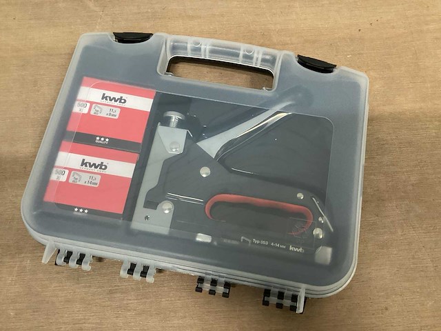 Kwb handtacker met nieten (5x) - afbeelding 1 van  4