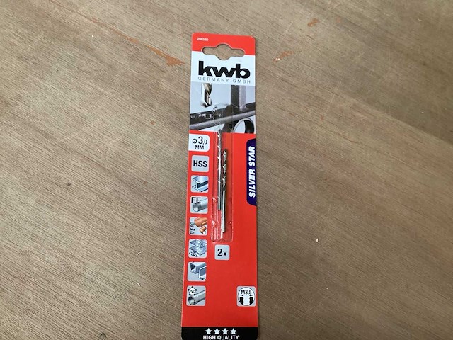 Kwb hss silverstar metaalboor (100x) - afbeelding 1 van  4