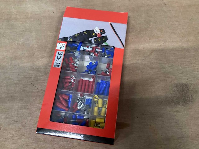 Kwb kabelschoen assorti 200 stuks (9x) - afbeelding 1 van  3