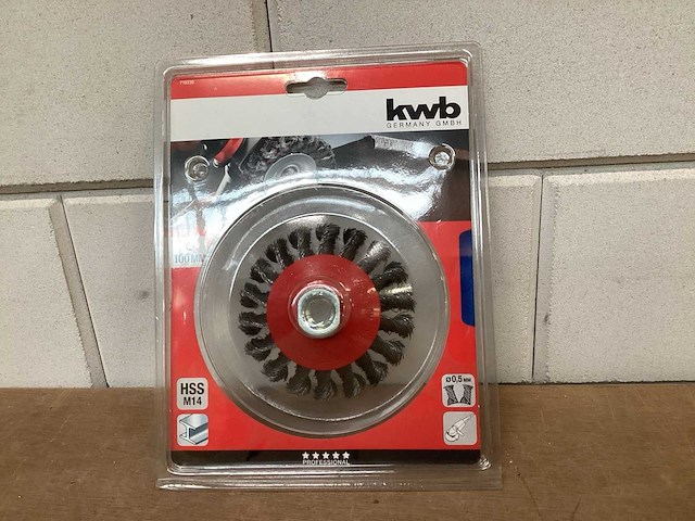 Kwb kegelborstel. agresso- flex 100mm met m14 aansluiting (20x) - afbeelding 1 van  7