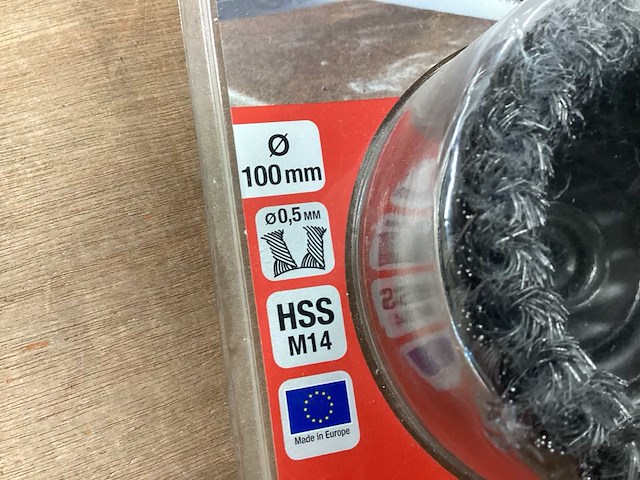 Kwb komstaalborstel 100 mm, m14 (15x) - afbeelding 3 van  5