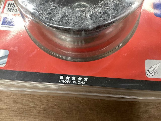 Kwb komstaalborstel 100 mm, m14 (15x) - afbeelding 4 van  5