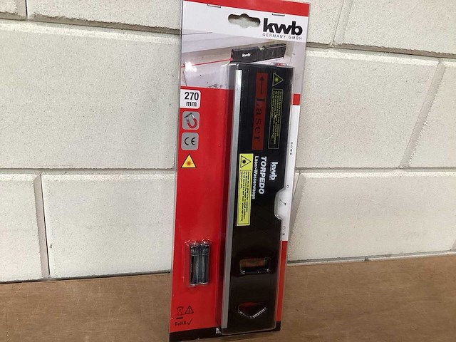 Kwb laserwaterpas 27 cm (4x) - afbeelding 1 van  8