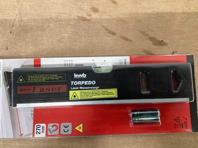 Kwb laserwaterpas 27 cm (4x) - afbeelding 2 van  8