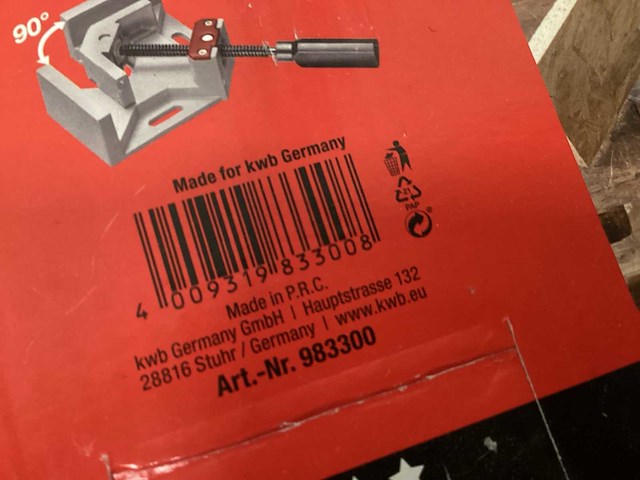 Kwb lijmklem, hoek (5x) - afbeelding 4 van  4