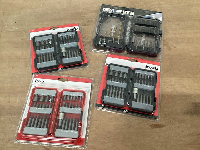 Kwb mix kavel bit- en borenset (4x) - afbeelding 1 van  5