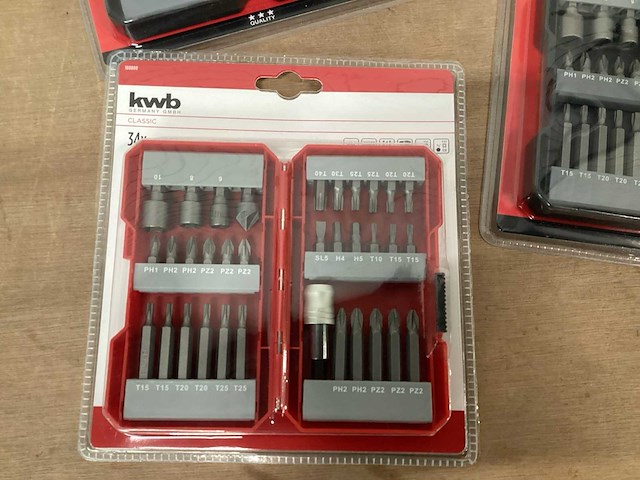 Kwb mix kavel bit- en borenset (4x) - afbeelding 2 van  5