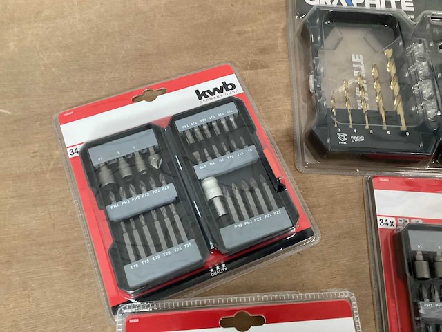 Kwb mix kavel bit- en borenset (4x) - afbeelding 4 van  5