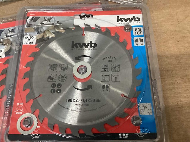 Kwb mix kavel cirkelzaagbladen (7x) - afbeelding 2 van  3