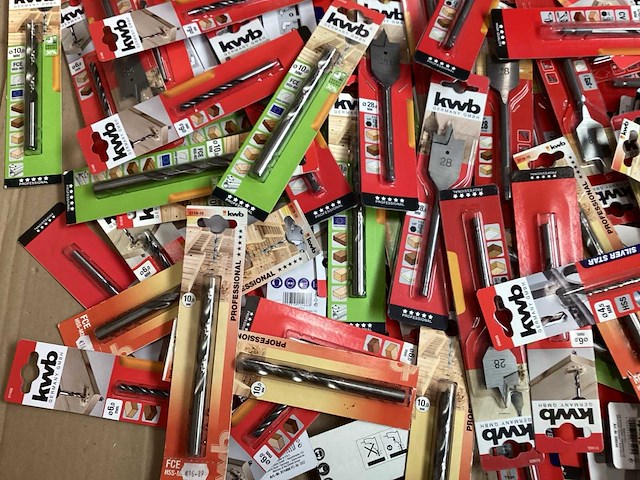 Kwb mix kavel diverse boren (182x) - afbeelding 2 van  6