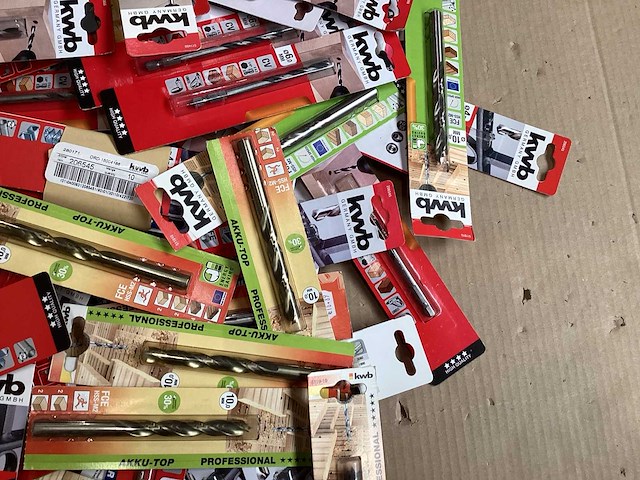 Kwb mix kavel diverse boren (182x) - afbeelding 5 van  6