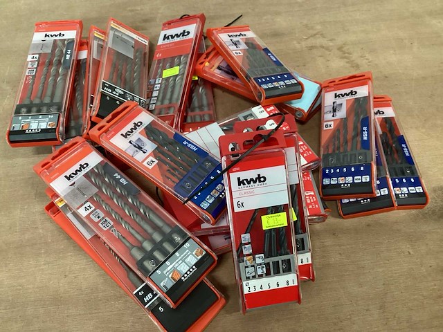 Kwb mix kavel diverse borensets (21x) - afbeelding 1 van  8