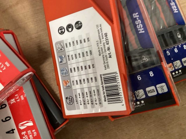 Kwb mix kavel diverse borensets (21x) - afbeelding 5 van  8