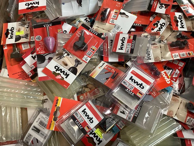 Kwb mix kavel diverse gereedschappen en accessoires (198x) - afbeelding 1 van  3