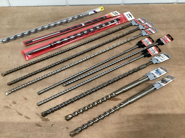 Kwb mix kavel diverse lange boren (12x) - afbeelding 1 van  6