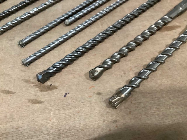 Kwb mix kavel diverse lange boren (12x) - afbeelding 2 van  6