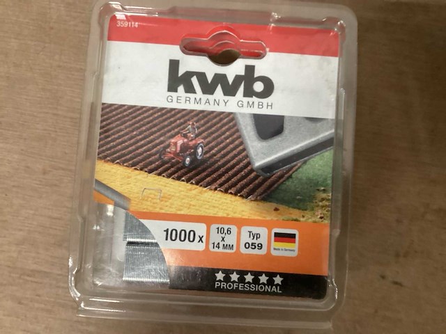 Kwb mix kavel diverse nieten (87x) - afbeelding 3 van  4