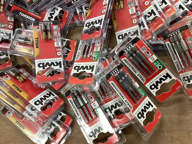 Kwb mix kavel diverse schroefbits (138x) - afbeelding 3 van  8