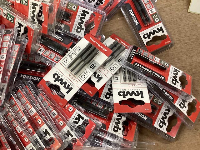 Kwb mix kavel diverse schroefbits (138x) - afbeelding 4 van  8