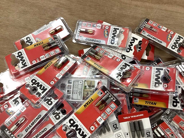 Kwb mix kavel diverse schroefbits (138x) - afbeelding 6 van  8