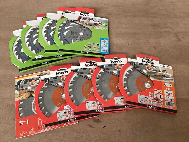 Kwb mix kavel diverse zaagbladen (9x) - afbeelding 1 van  8