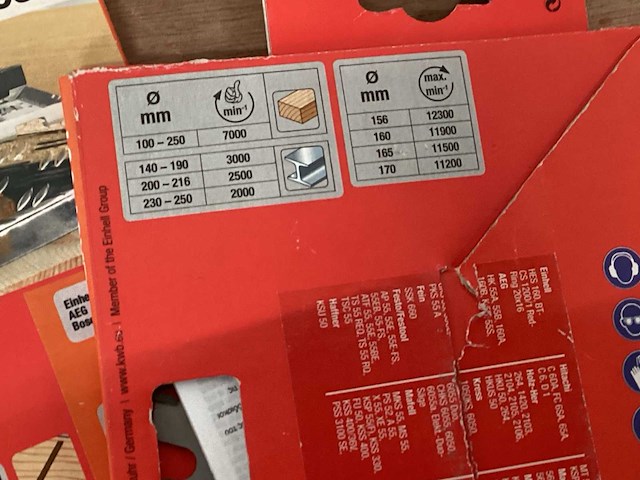 Kwb mix kavel diverse zaagbladen (9x) - afbeelding 6 van  8