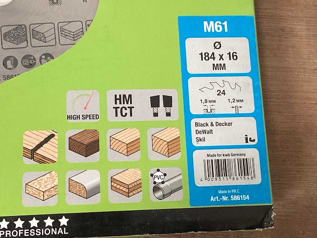 Kwb mix kavel diverse zaagbladen (9x) - afbeelding 8 van  8