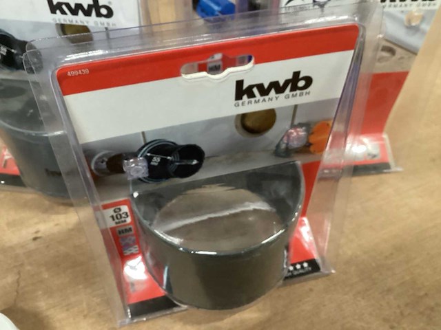 Kwb mix kavel gatenzagen, diverse maten (16x) - afbeelding 3 van  6