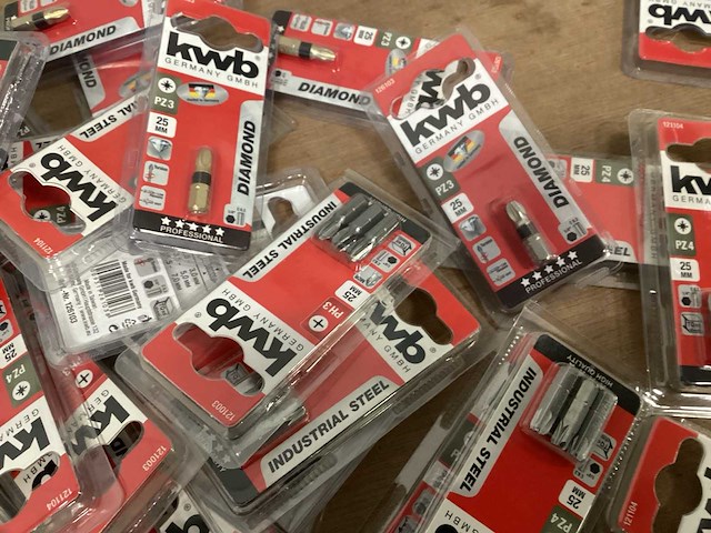 Kwb mix kavel schroefbits (100x) - afbeelding 6 van  6