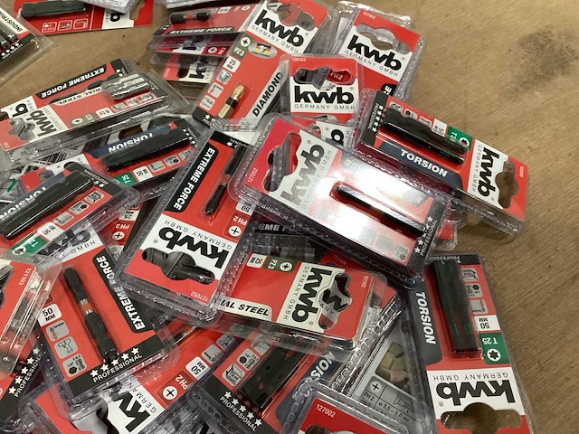 Kwb mix kavel schroefbits (112x) - afbeelding 3 van  4