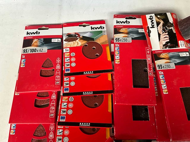 Kwb mix kavel schuur gereedschap accessoires - afbeelding 1 van  8