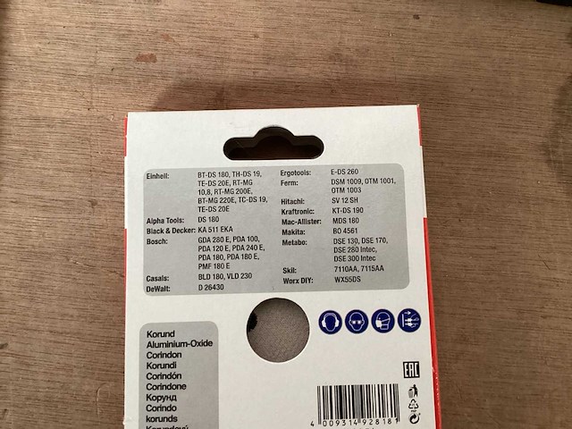 Kwb mix kavel schuurbladen t.b.v. machine (145x) - afbeelding 7 van  8