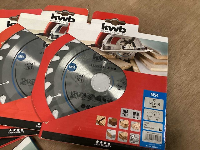 Kwb mix kavel zaagbladen (9x) - afbeelding 4 van  5