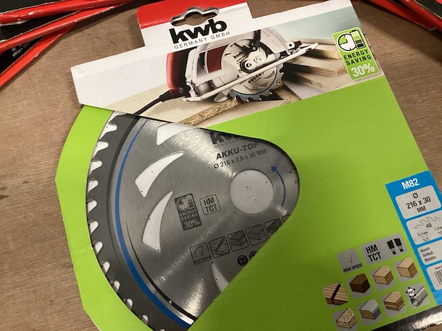 Kwb mix kavel zaagbladen (9x) - afbeelding 5 van  5