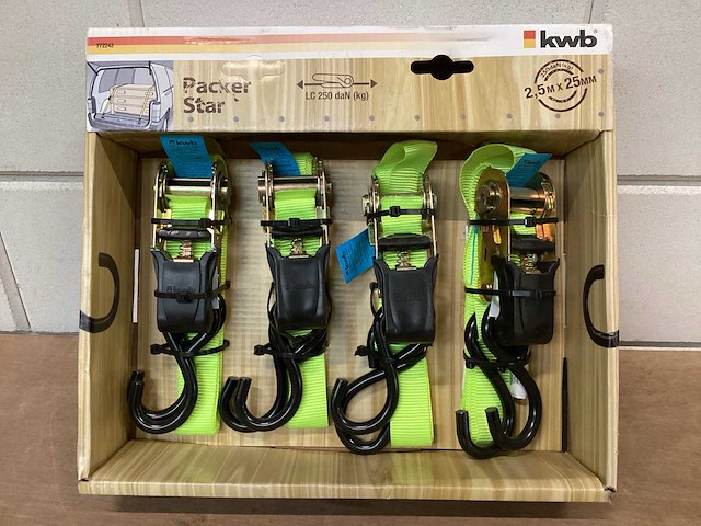 Kwb packer set 4 spanbanden (7x) - afbeelding 1 van  6