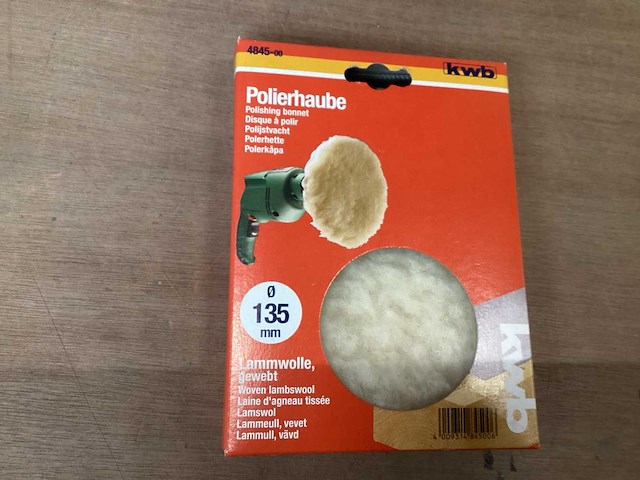 Kwb polijstvacht lamswol (13x) - afbeelding 1 van  4