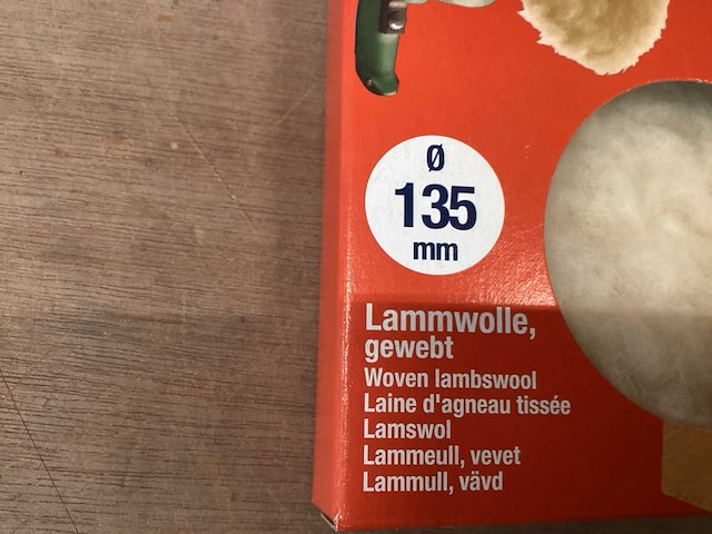 Kwb polijstvacht lamswol (13x) - afbeelding 2 van  4