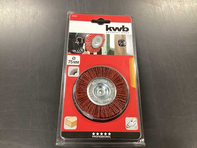 Kwb schijfborstel.diameter 75 mm (6x) - afbeelding 1 van  4