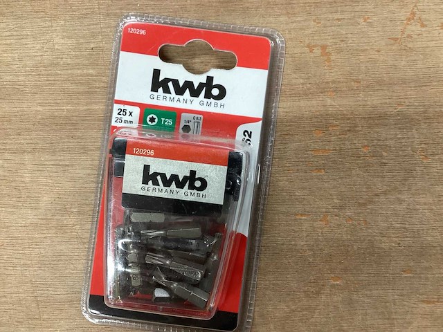 Kwb schroefbits t25, box 25 stuks (24x) - afbeelding 1 van  5