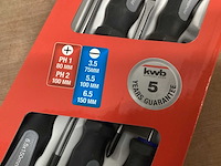 Kwb schroevendraaierset 5 delig (5x) - afbeelding 2 van  4