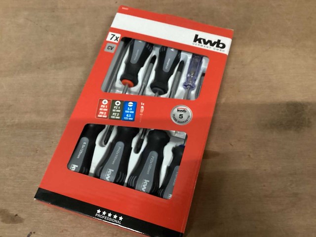 Kwb schroevendraaierset 7 delig (8x) - afbeelding 1 van  5