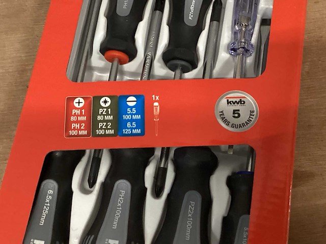 Kwb schroevendraaierset 7 delig (8x) - afbeelding 2 van  5