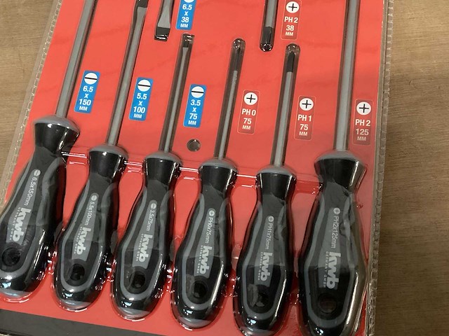 Kwb schroevendraaierset 8 delig (7x) - afbeelding 2 van  5