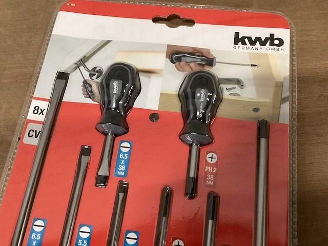 Kwb schroevendraaierset 8 delig (7x) - afbeelding 3 van  5